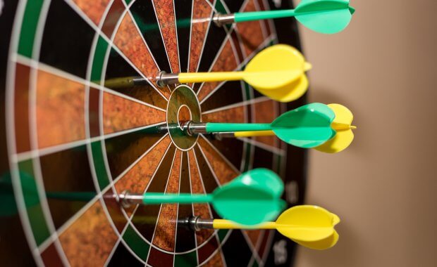 Darts game to incentive call center game
